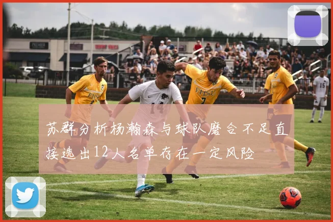苏群分析杨瀚森与球队磨合不足直接选出12人名单存在一定风险